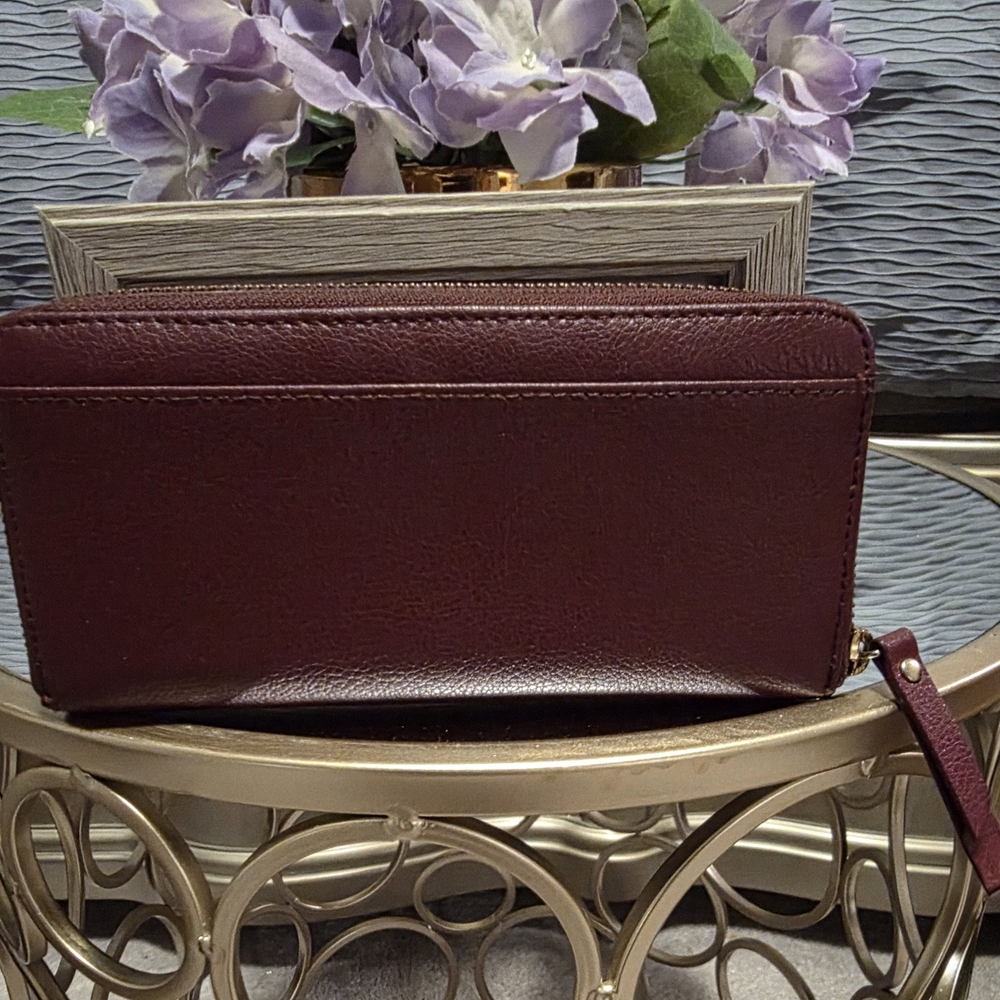 Brooks Brothers Deep Burgundy Clutch